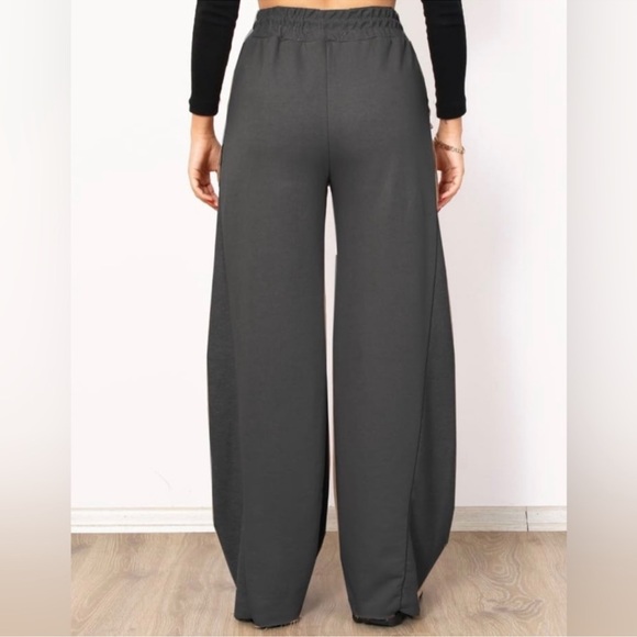 Wide leg pants / Cotton pants size - medium ( M ) - Picture 2 of 6